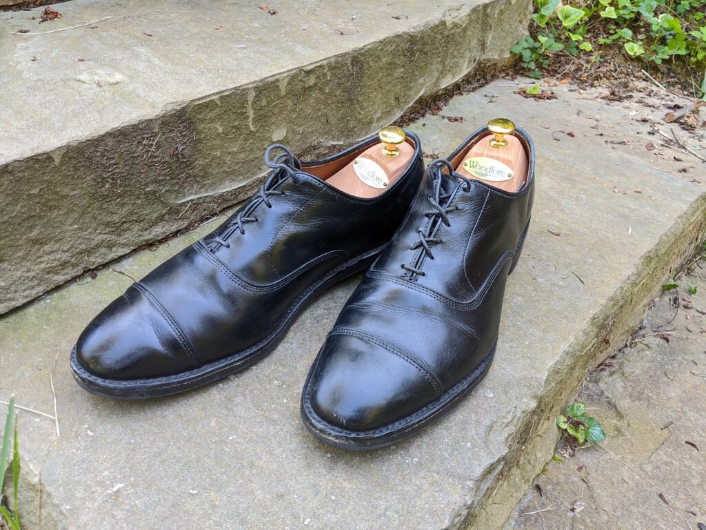 Allen Edmonds Men's Park Avenue Cap-Toe Oxford in Coffee - Daniels Shoes