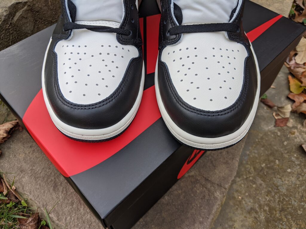 Air Jordan 1 Mocha Toe Box