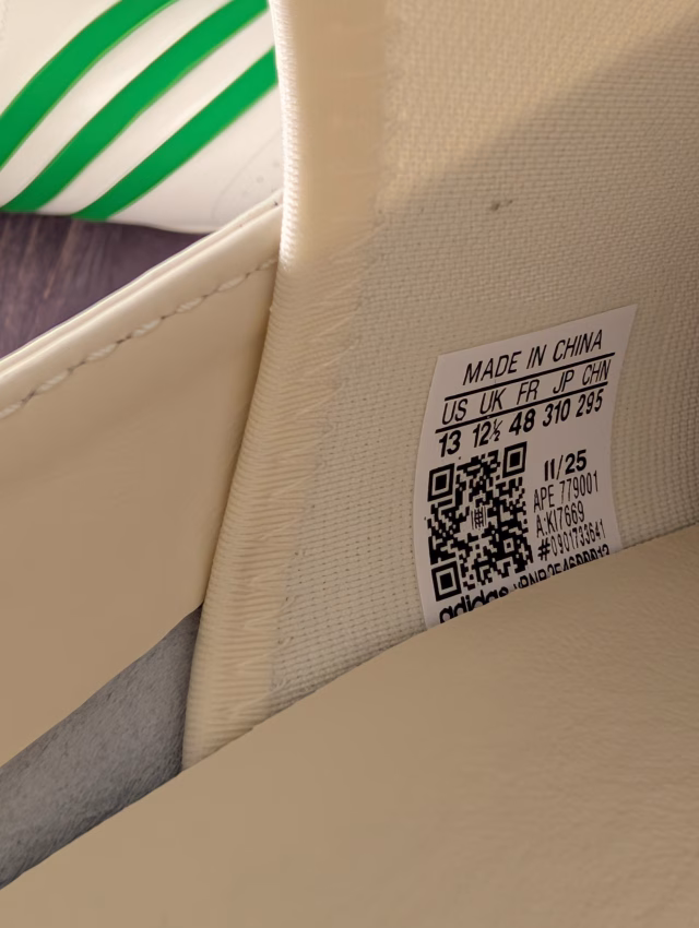 Size tag, Made in China / 13