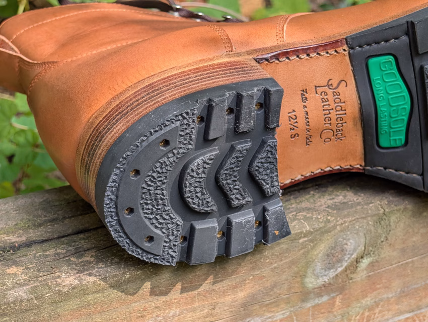 Heel with screws